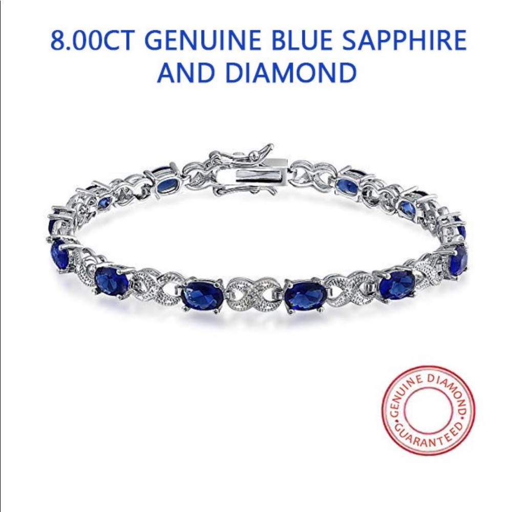 Infinity tennis bracelet